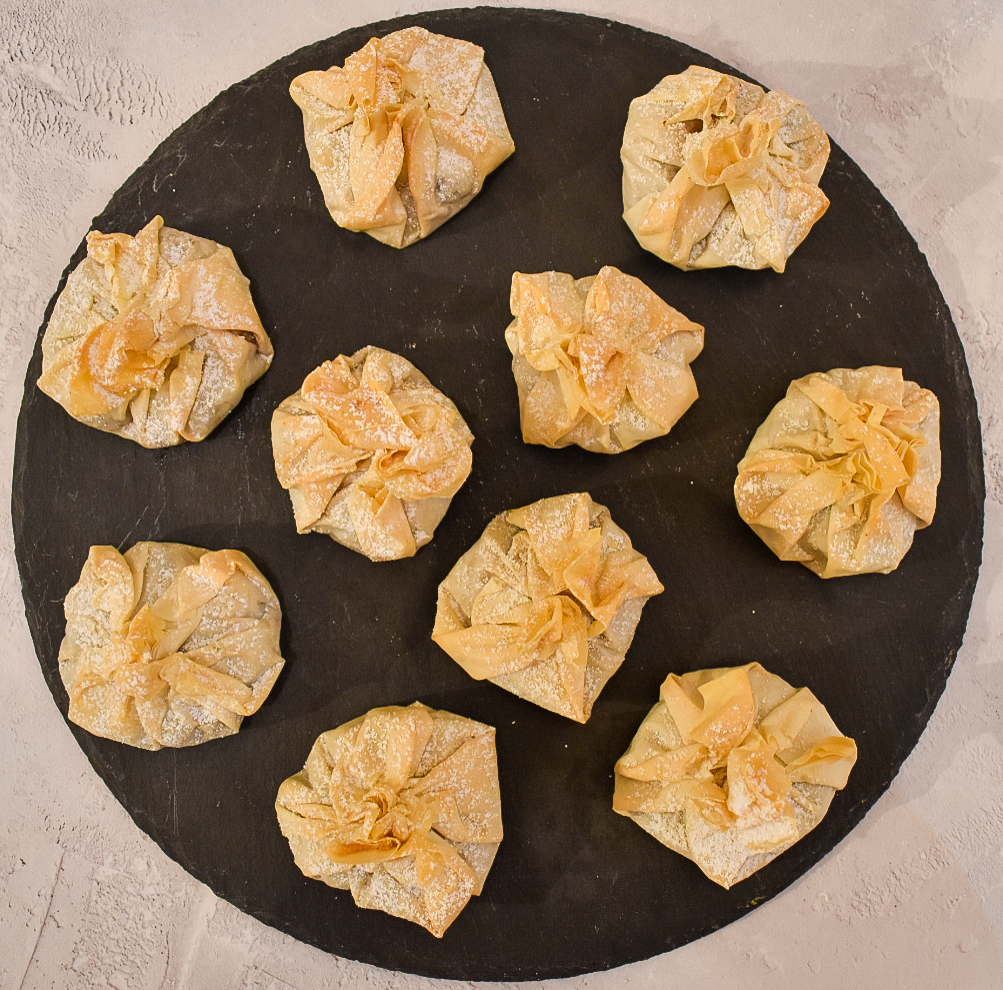Filo Mince Pie Parcels