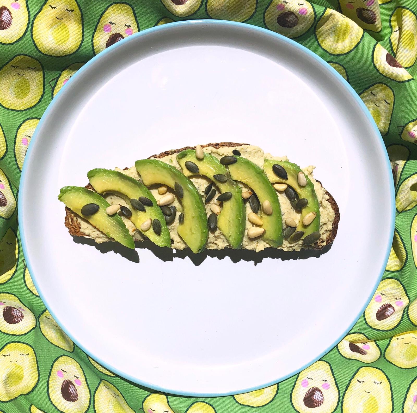 Pesto, Hummus & Avocado Toast